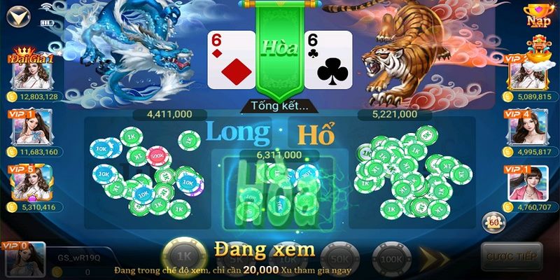 Tìm hiểu về game rồng hổ Kubet